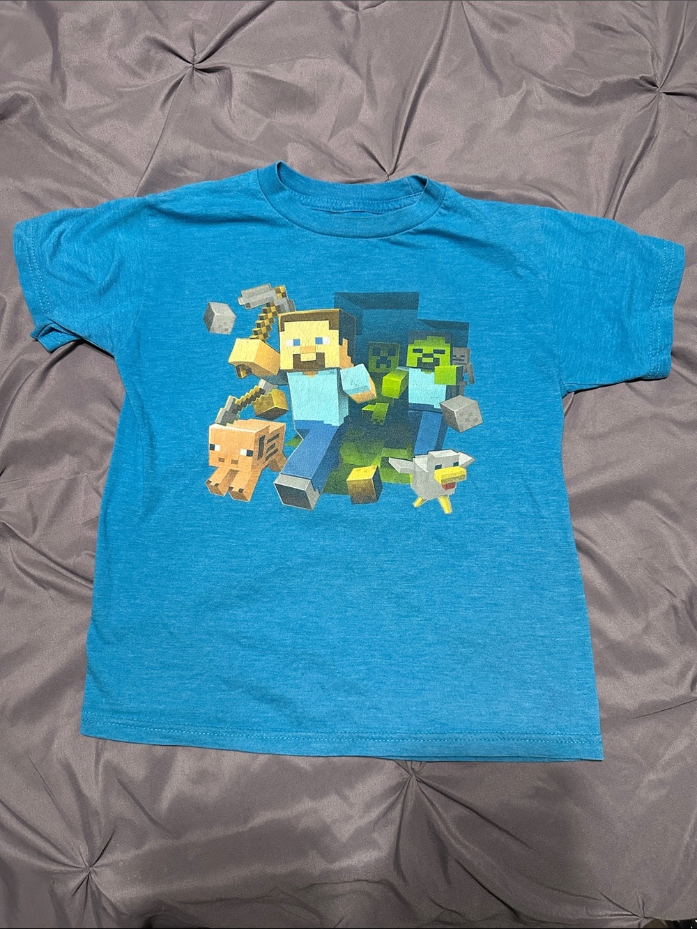 Minecraft tee- sz M(8)